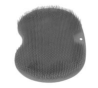 Depurador de Pies de Ducha, Masajeador de Pies con Ventosas, Suave, Antideslizante, Plegable, Limpieza, Masaje, Fregador, Mejora la Circulación del Pie, Alivia los Pies Cansados (Gris)