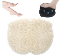 Depurador de pies y espalda para ducha, almohadilla de masaje mejorada para pies y espalda, almohadilla de baño exfoliante con ventosas antideslizantes, montado en la pared para hombres y mujeres