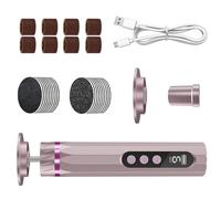 Depurador electrónico de pies de grado de salón con rotación tradicional y pantalla LCD para piel dura, juego de dispositivos de pedicura en el hogar