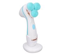 Depurador Facial Eléctrico, Cepillo de Limpieza Facial Multifuncional de Tamaño Compacto, Rotación de 360 grados para Viajes (BLUE)