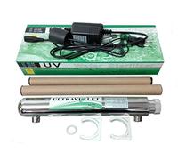 Depuragua - Kit Desinfección UV 6W | Acero Inox. duradero | Flujo 0.8 GPM | Esterilizador Agua sin Químicos | Compatible con Ósmosis Inversa, Filtro Grifo lampara ultravioleta