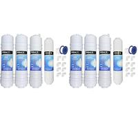 Depurtek | Kit Osmosis Inversa 4 Filtros CS | Alta Rendimiento Compatibilidad | Carbono | Depuración (Paquete de 2)