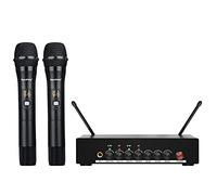 Depusheng DR20 Micrófono inalámbrico Profesional Micrófono portátil Dual Receptor inalámbrico UHF Adecuado para KTV Family K Song Stage Performance Bluetooth