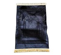 DEPYEE Alfombra de oración, Alfombra de adoración, Alfombra de Fieltro Lavable a máquina, Regalo de Viaje de Ramadán, alfombras Suaves, 1 ud.(G)