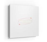 DEQORI Caja para llaves con impresión UV, diseño de brújula interior, aprox. 30 x 30 cm, caja de llaves plana y moderna con diseño impreso, caja de pared para pasillo, oficina, apartamento y entrada