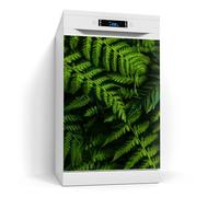 DEQORI Lámina magnética para lavavajillas 60 x 80 cm, diseño verde silencioso, estera magnética decorativa para lavavajillas, lámina decorativa autoadhesiva, magnética e impermeable