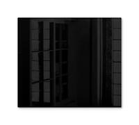 DEQORI Placa protectora de vitrocerámica de cristal, una pieza, 60 x 52 cm, color negro, placa de vitrocerámica para cocina universal, placa de cristal y tabla de cortar para placas de cocción