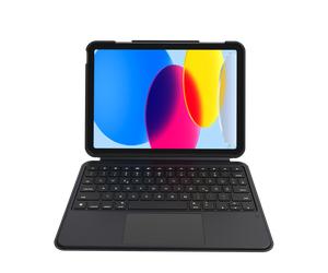 Deqster Smart Combo Touch Keyboard iPad 10.9" (10ª Gen.) Conector inteligente de Apple, diseño alemán (QWERTZ)