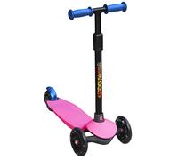 DEQUBE- Patinete Infantil 3 Ruedas Ajustable- Patinete con Ruedas LED y Freno Trasero- Plegable y fácil de Transportar. Ultraligero y Seguro. Para niños de 2 a 7 años. Color Rosa (914D00018)…
