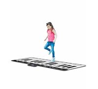 DQB DeQUBE XL Manta Musical de Piano para el Suelo, Color Blanco y Negro, 180 x 73 cm (917D00036)