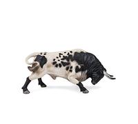 DQB DeQUBE- Bravo Berrendo Embistiendo Animal Figura de Toro, tierdruck, Multicolor, 17x8x4,2 (DeQUBE Trading S.L. 1)