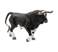 DEQUBE - Figura de Toro Bravo Calcetero Trotando, Réplica Realista Pintada a Mano (10010)