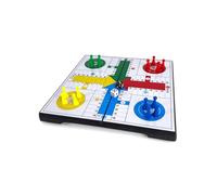 DEQUBE - Juego de Mesa - Parchís Magnético - 24X24 Cm - +5 años (944D00341)