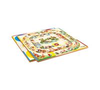 DEQUBE - Juego de Mesa - Tablero Parchís-Oca Madera - Fichas no Incluidas - +6 años (943D00432)