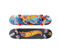 DEQUBE - Monopatín Hotwheels - Skate con Superficie Antideslizante - Ejes de Metal - Rodamientos 608z. - Dimensiones 71 X20 X10cm (Deqube 914D00186)