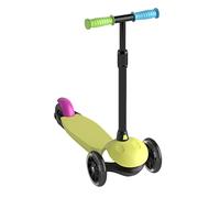 DEQUBE- Patinete Infantil 3 Ruedas Ajustable- Patinete con Ruedas LED y Freno Trasero- Plegable y fácil de Transportar. Ultraligero y Seguro. Para niños de 2 a 7 años. Color Verde (914D00020)…