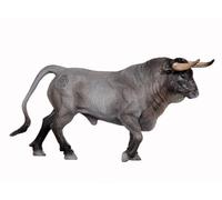 DeQUBE Figura coleccionable Toro Bravo (90110002) Réplica 1:16 pintada a mano 17x8x4,2 cm