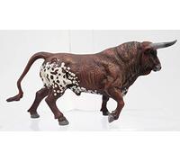 Deqube - Toro Bravo Salinero Trotando - Figura Coleccionable Pintada a Mano - Tamaño 15x8x4 cm - Modelo (90110007)