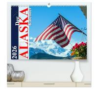 Der Alaska Kalender CH-Version (hochwertiger Premium Wandkalender 2026 DIN A2 quer), Kunstdruck in Hochglanz: Ein Monatskalender mit 12 wunderschönen Fotos, aufgenommen in der Wildnis Alaskas.