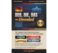 Der, Die, Das --Decoded: The Complete Visual System for German Articles, Cases, Possessives & Adjective Endings (German Grammar: Klar)