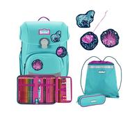 Der echte Scout Neo Dreamworld, verde, Juego de mochila escolar