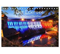 Der Edersee - Das Paradies in Nordhessen (Tischkalender 2026 DIN A5 quer), CALVENDO Monatskalender: Im Waldecker Land liegt ruhig und sehr schön gelegen der Edersee
