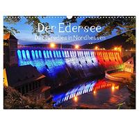 Der Edersee - Das Paradies in Nordhessen (Wandkalender 2026 DIN A3 quer), CALVENDO Monatskalender: Im Waldecker Land liegt ruhig und sehr schön gelegen der Edersee
