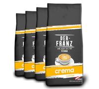 Der-Franz - Café Crema con certificación UTZ, molido, 4 x 1000 g
