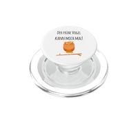 Der frühe Vogel kann Mich Mal! Verschlafene Eule Fun Alemán PopSockets PopGrip para MagSafe