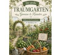Der große Traumgarten Gemüse und Kräuter: Malbuch für Erwachsene (Mein kleiner Garten - Malbücher für Gartenliebhaber)