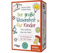Der große Wissenstest für Kinder - Was weißt du über die Welt?: Das Kartenspiel mit 100 Fragen