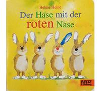 Der Hase mit der roten Nase: Vierfarbiges Papp-Bilderbuch