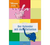 Der Kalender mit dem Elefanten 2026: Bild-Wandkalender mit dem kleinen blauen Elefanten aus der Sendung mit der Maus. Trend-Format 30 x 42 cm.