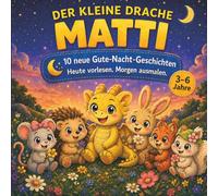 Der kleine Drache Matti: 10 neue Gute-Nacht-Geschichten. Heute vorlesen. Morgen ausmalen.
