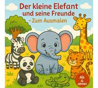 Der kleine Elefant und seine Freunde zum Ausmalen