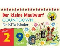 Der kleine Maulwurf Countdown für die Kita: Spiralaufsteller für Kita-Kinder, spielerisch Zahlen lernen und auf besondere Ereignisse freuen.
