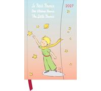 Der Kleine Prinz 2027: Buchkalender 10x15 cm - Wochenplaner mit Magnetverschluss, Lesebändchen, internationeln Feiertagen & Tasche für Visitenkarten, für Beruf, Schule & Alltag