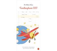 Der Kleine Prinz Familienplaner 2027: Familienkalender mit Motiven aus dem Kinderbuch-Klassiker. Wand-Kalender mit 5 Spalten. Terminkalender für Familien
