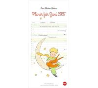 Der kleine Prinz Planer für zwei 2027: Gemeinsam planen leicht gemacht mit dem Paarkalender 2027. Mit Illustrationen aus Antoine de Saint-Exupérys Kinderbuch im Format 16 x 34,7 cm