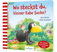 Der kleine Rabe Socke: Wo steckst du, kleiner Rabe Socke?: Verwandlungs- und Mitmach-Buch, Pappbilderbuch ab 2