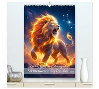 Der Mythos der Sternenzeichen - Sternenwesen des Zodiaks (hochwertiger Premium Wandkalender 2026 DIN A2 hoch), Kunstdruck in Hochglanz: ChatGPT: Ein ... Himmelswesen in ihrer kosmischen Reich zeigt.