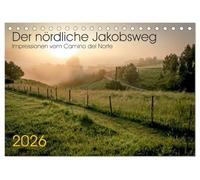 Der nördliche Jakobsweg (Tischkalender 2026 DIN A5 quer), CALVENDO Monatskalender: Der traumhafte Camino del Norte an Spaniens Nordküste