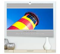 Der Pilsumer Leuchtturm (hochwertiger Premium Wandkalender 2026 DIN A2 quer), Kunstdruck in Hochglanz: Bezaubernde Panorama-Landschaftsaufnahmen vom Leuchtturm Pilsum