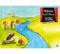 Der Rabe: Bildkarten für das Kamishibai-Theater DINA3 in deutsch/französisch