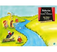 Der Rabe: Bildkarten für das Kamishibai-Theater DINA3 in deutsch/italienisch