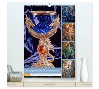 Der sagenhafte Drachenpokal (hochwertiger Premium Wandkalender 2026 DIN A2 hoch), Kunstdruck in Hochglanz: Der Kampf um den Pokal, ist ein Wettkampf, ... in Duellen unter Beweis stellen müssen.