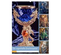 Der sagenhafte Drachenpokal (Wandkalender 2026 DIN A2 hoch), CALVENDO Monatskalender: Der Kampf um den Pokal, ist ein Wettkampf, in dem die Drachen ihre Kräfte in Duellen unter Beweis stellen müssen.