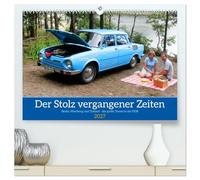 Der Stolz vergangener Zeiten (hochwertiger Premium Wandkalender 2027 DIN A2 quer), Kunstdruck in Hochglanz: Die Autos der DDR - in Urlaub, Camping und Picknick