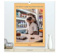 Der tierisch lustige Apotheker-Kalender (hochwertiger Premium Wandkalender 2026 DIN A2 hoch), Kunstdruck in Hochglanz: Ein Muss für alle Apothekenmitarbeiter mit Verständnis für tierischen Humor