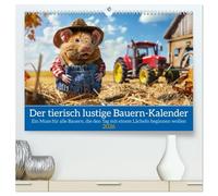 Der tierisch lustige Bauern-Kalender (hochwertiger Premium Wandkalender 2026 DIN A2 quer), Kunstdruck in Hochglanz: Ein Muss für alle Bauern, die den Tag mit einem Lächeln beginnen wollen